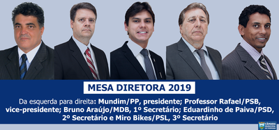 Composição da Mesa Diretora 2019