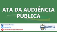 Ata da Audiência Pública n.º 003/17