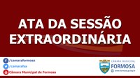 Ata das Sessões Extraordinárias do dia 04/12/19