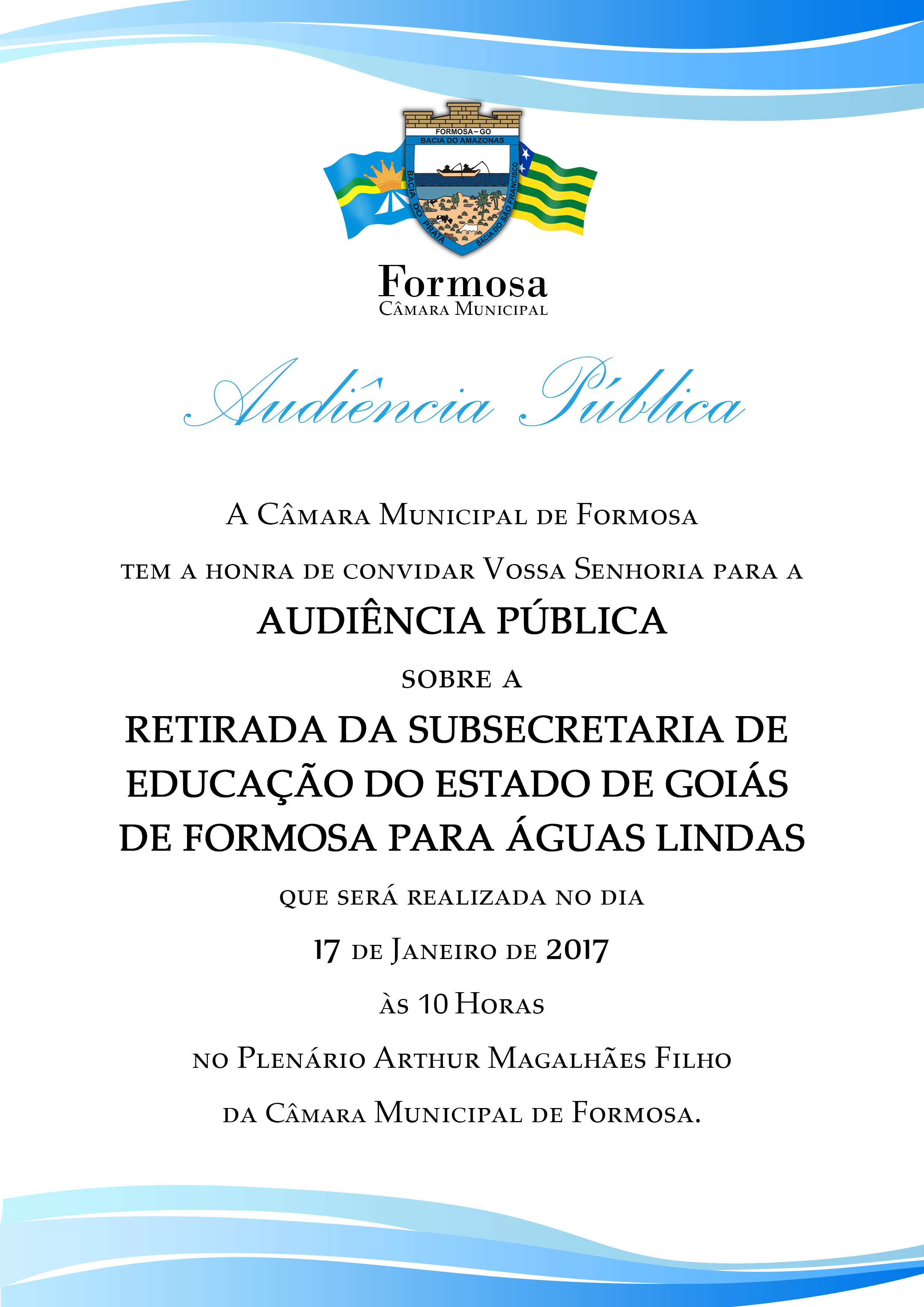 Audiência Pública 001/17