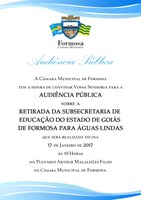 Audiência Pública 001/17