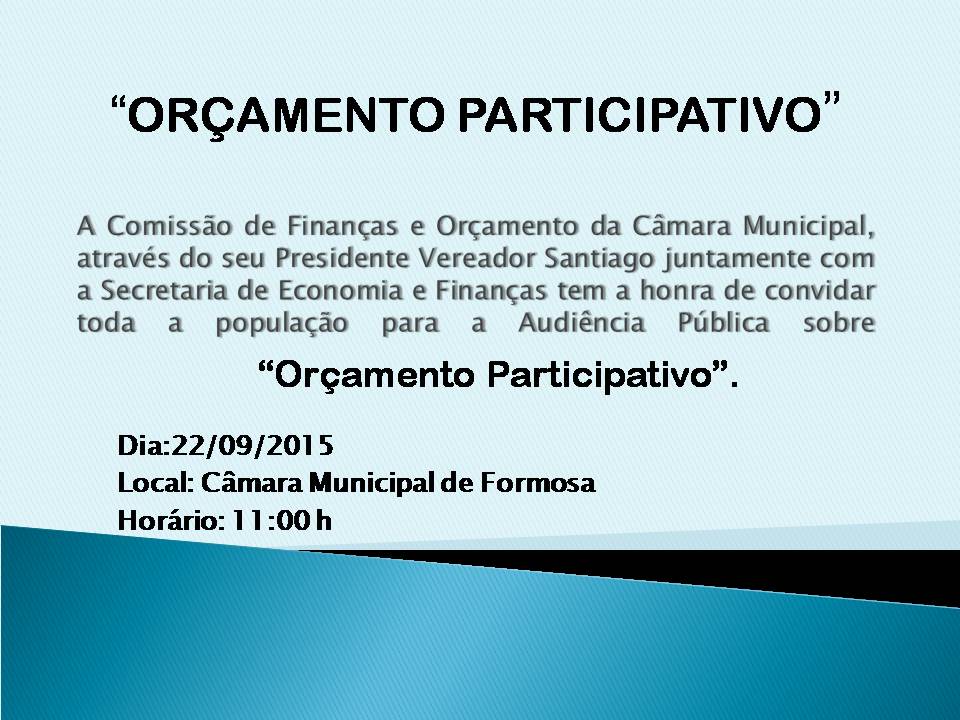 Audiência Pública 006/15