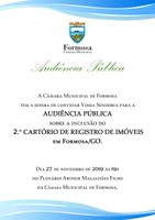 Audiência Pública n.º 003/19