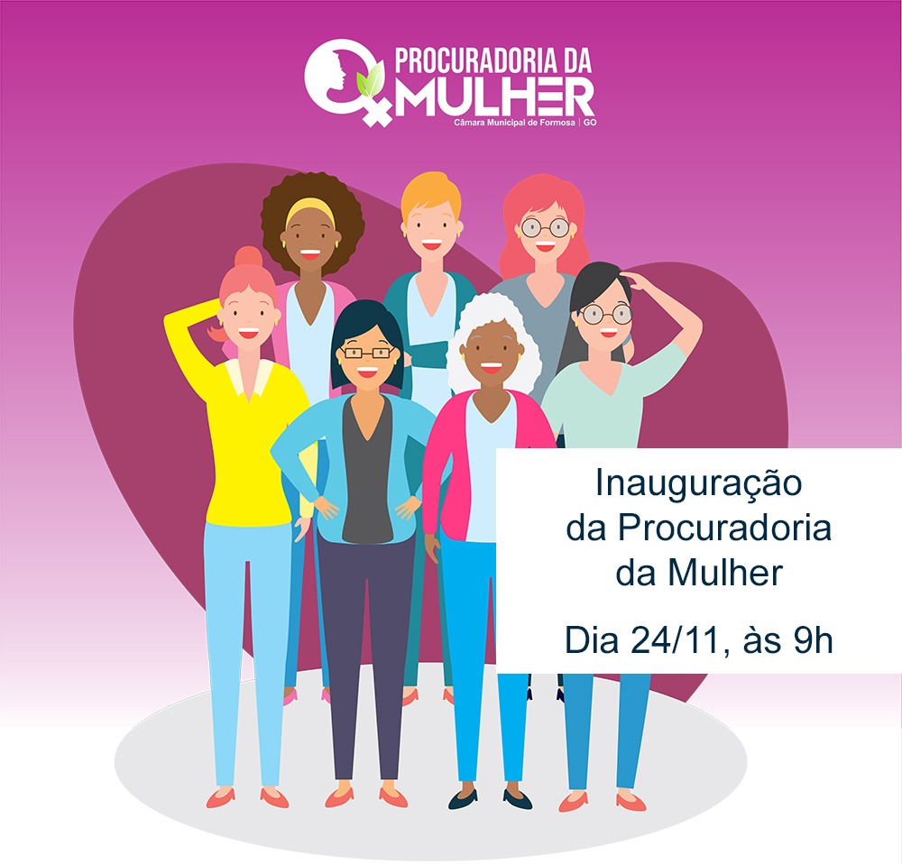 Câmara realizará inauguração da Procuradoria da Mulher