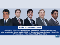 Câmara elege Mesa Diretora para o ano de 2019