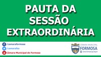 Pauta das Sessões Extraordinárias do dia 21/06/17