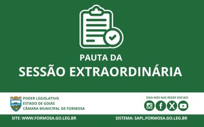 Sessão Extraordinária do dia 19 de maio de 2025