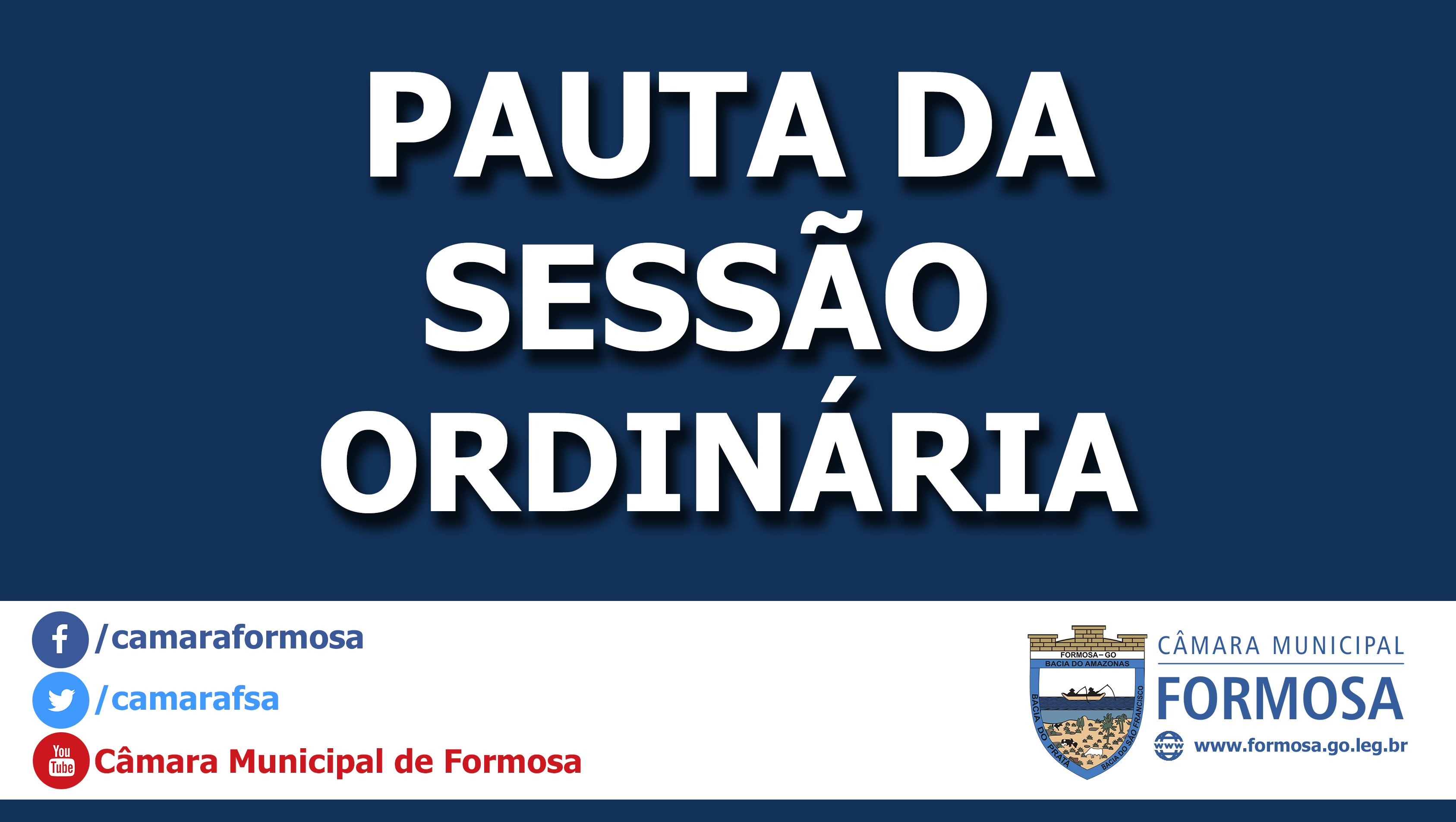 Pauta da Sessão Ordinária do dia 10/05/17