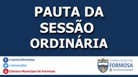Pauta da Sessão Ordinária do dia 10/05/17