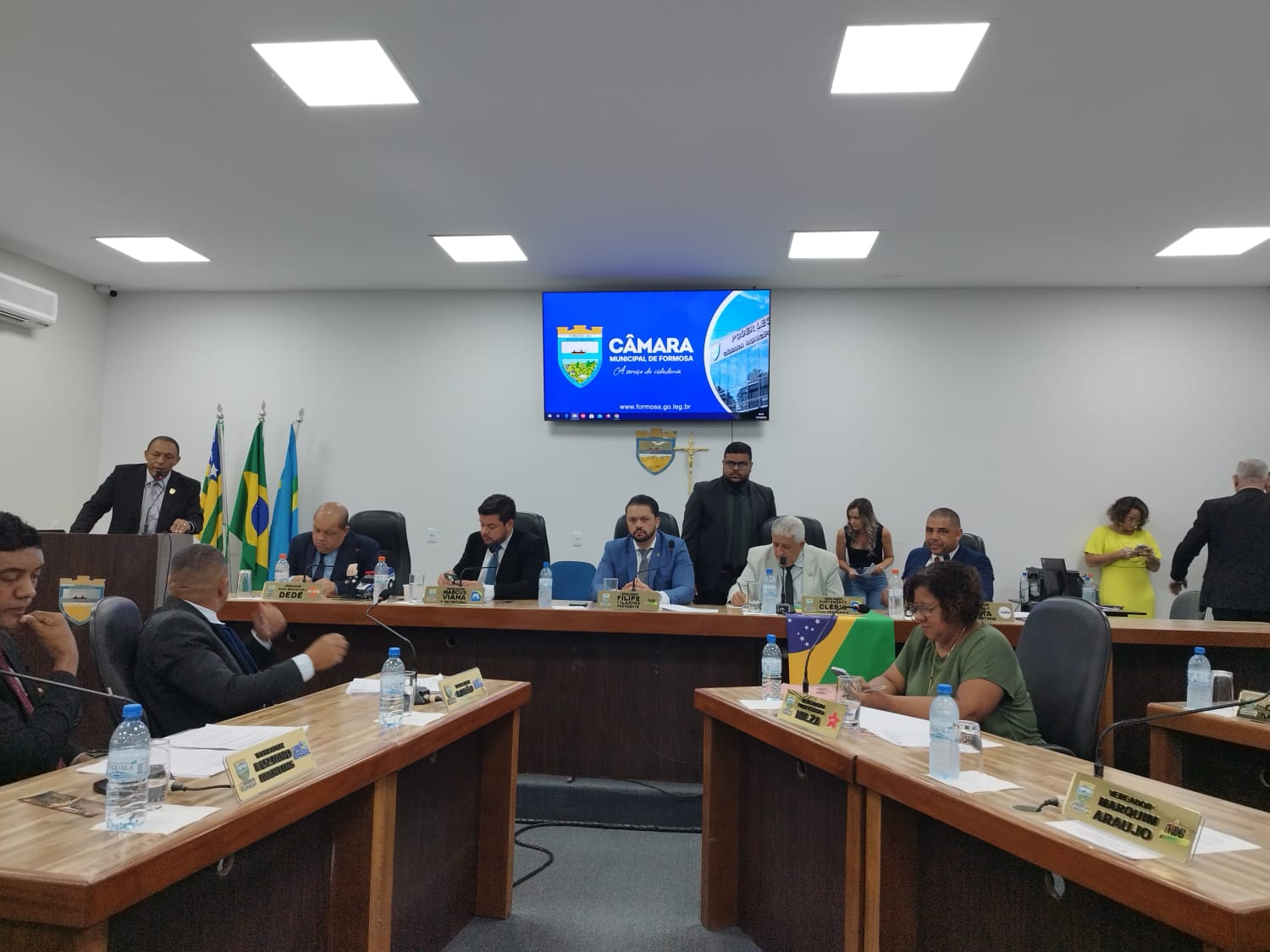 Programa de estágio da Câmara Municipal de Formosa.