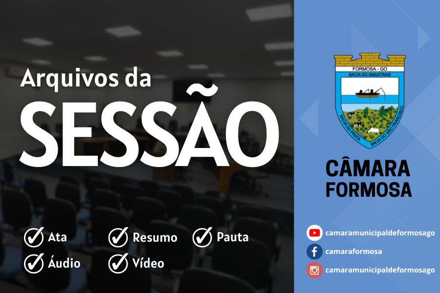 Sessão Ordinária do dia 22 de fevereiro de 2024