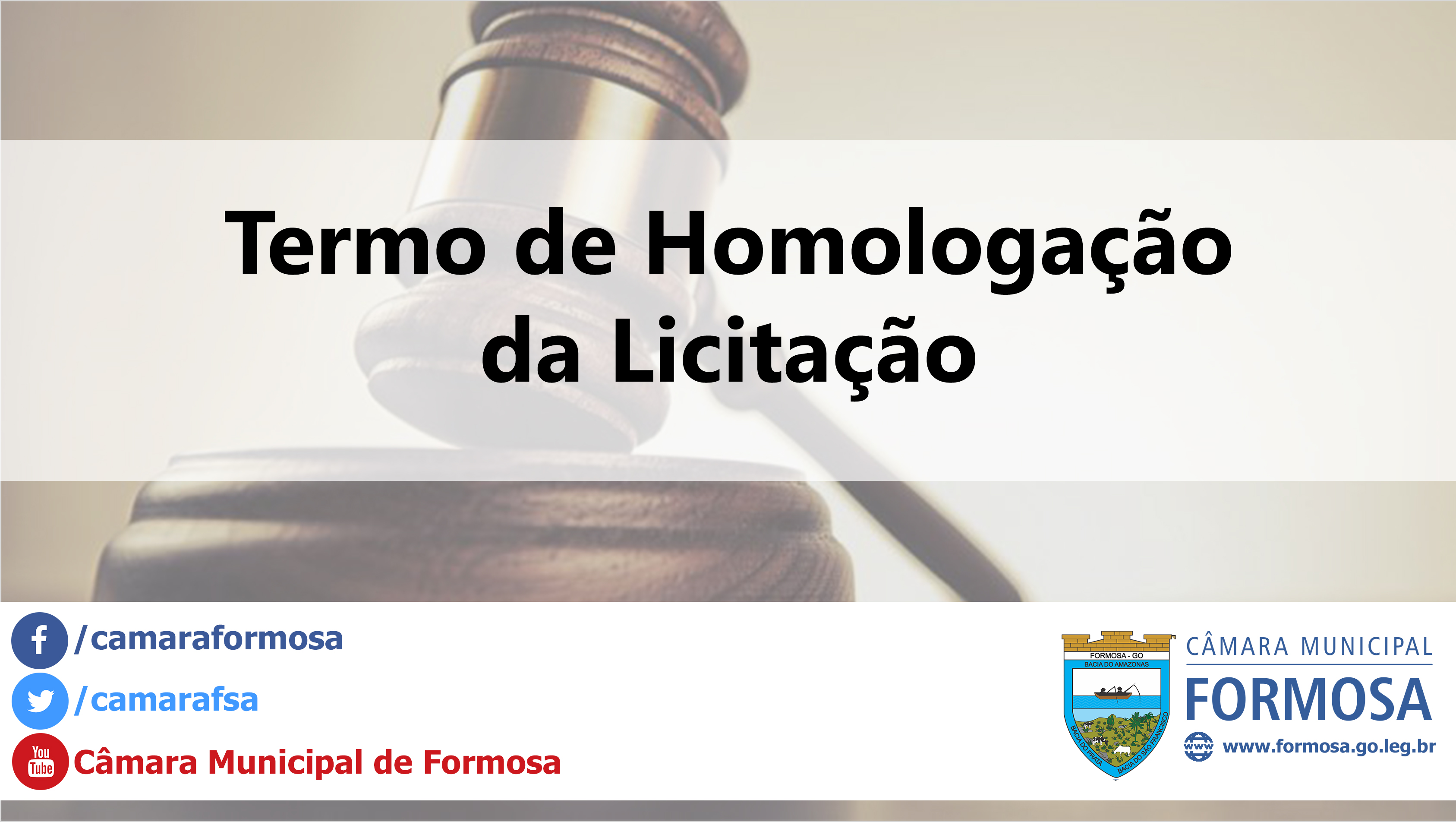 Termo de Homologação - Pregão Presencial n.º 002/19