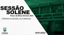 Sessão Solene de Posse da Mesa Diretora 2022