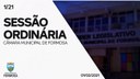 Sessão Ordinária do dia 1º de fevereiro de 2021