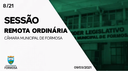 Sessão Ordinária do dia 9 de março de 2021