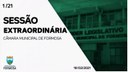 Sessão Extraordinária do dia 18 de fevereiro de 2021